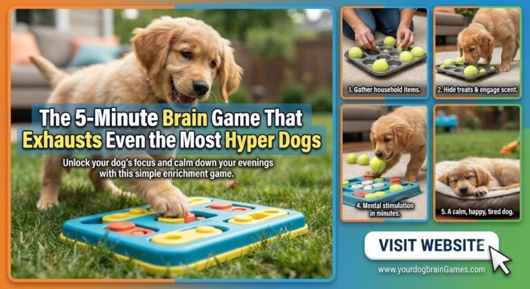 The 5-Minute Brain Game That Tires Out Any High-Energy Dog