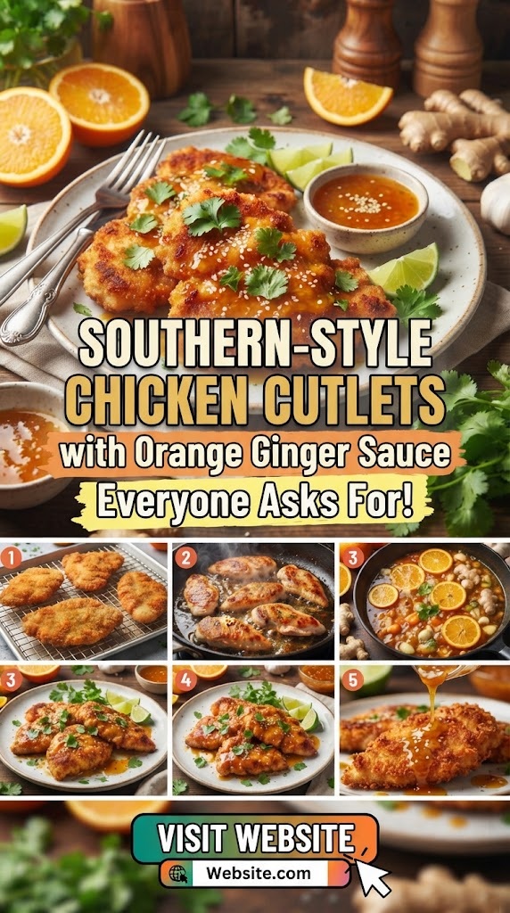 Southern-Style Chicken Cutlets with Orange Ginger Sauce – Everyone Asks For