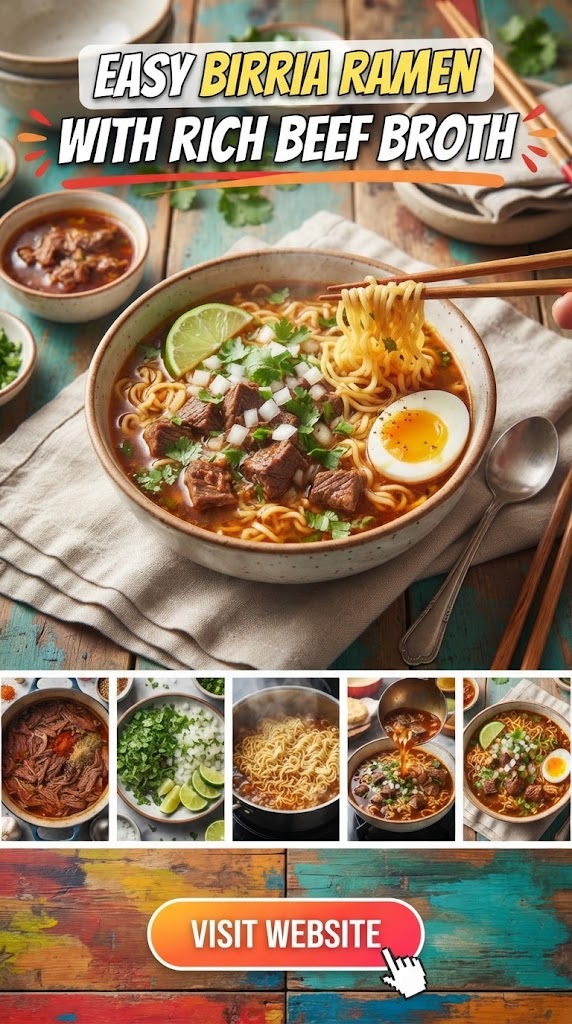 Easy Birria Ramen With Rich Beef Broth