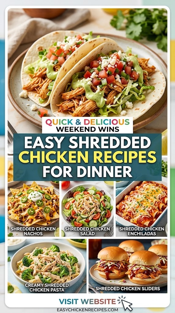Easy Shredded Chicken Recipes For Dinner