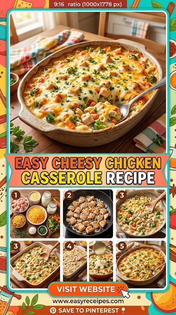 Easy Cheesy Chicken Casserole Recipe