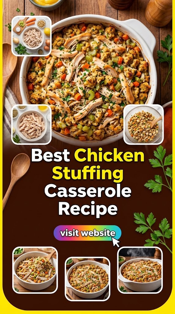 Best Chicken Stuffing Casserole Recipe