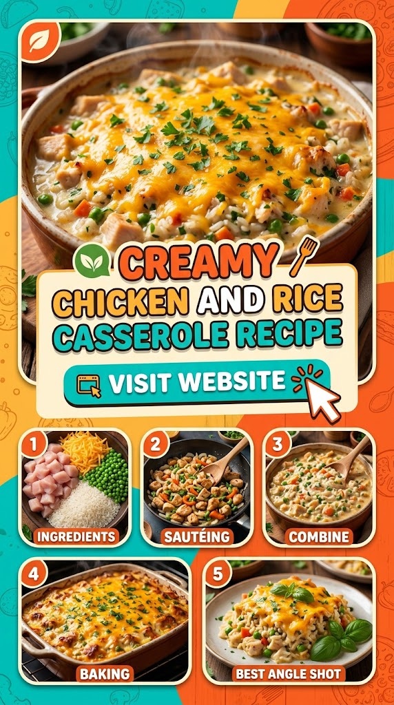 Creamy Chicken And Rice Casserole Recipe