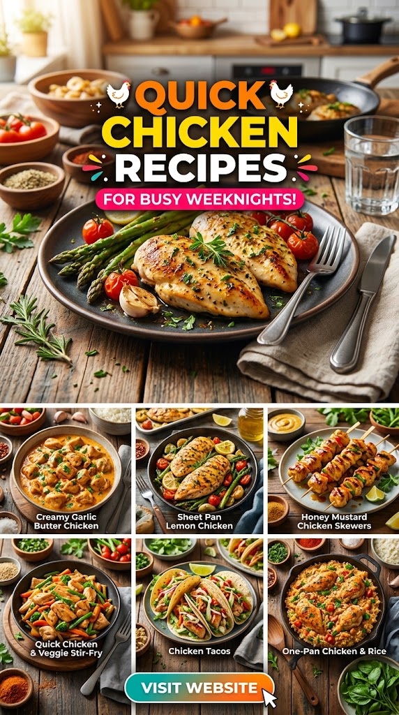 Quick Chicken Recipes For Busy Weeknights
