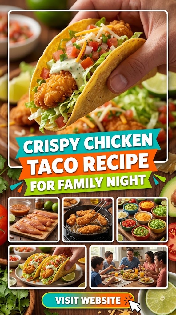 Crispy Chicken Taco Recipe For Family Night