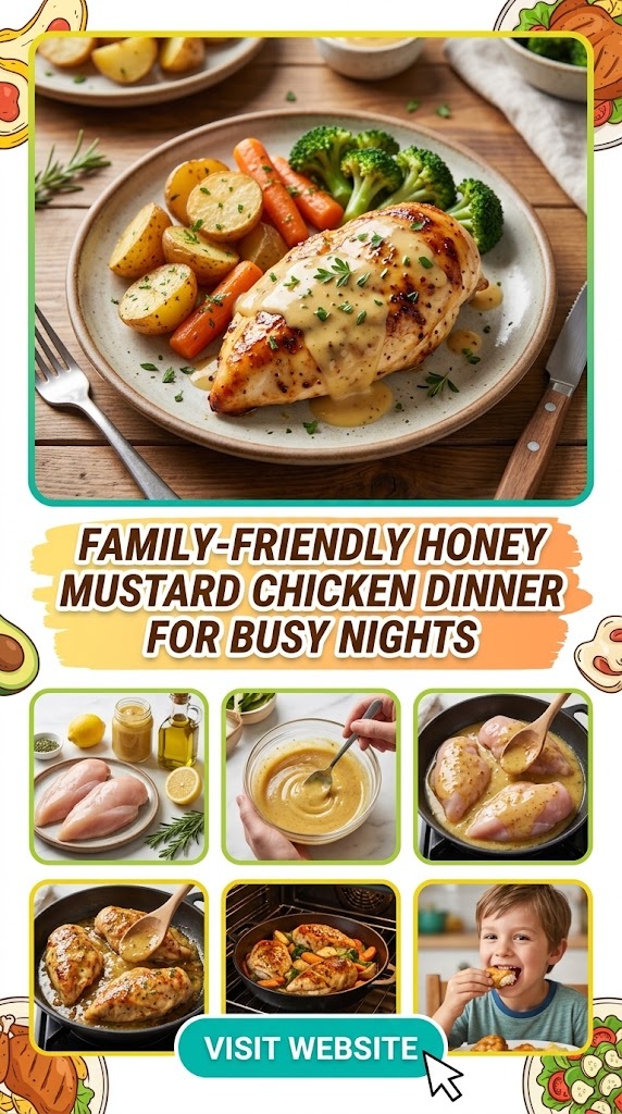 Family-Friendly Honey Mustard Chicken Dinner for Busy Nights