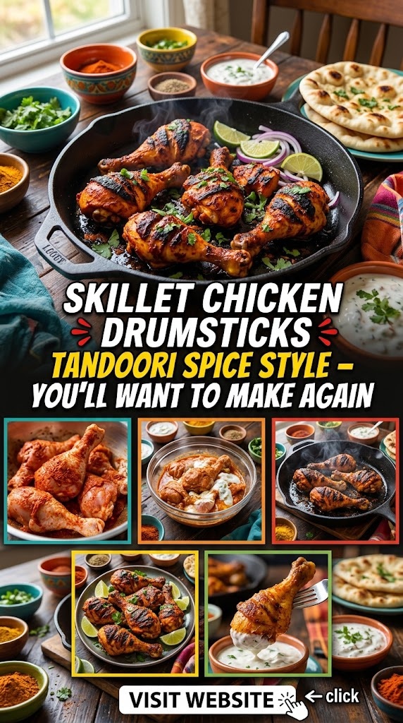 Skillet Chicken Drumsticks Tandoori Spice Style – You’ll Want to Make Again
