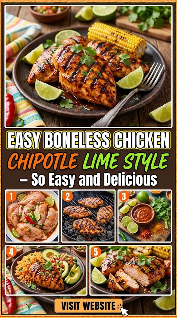 Easy Boneless Chicken Chipotle Lime Style – So Easy and Delicious